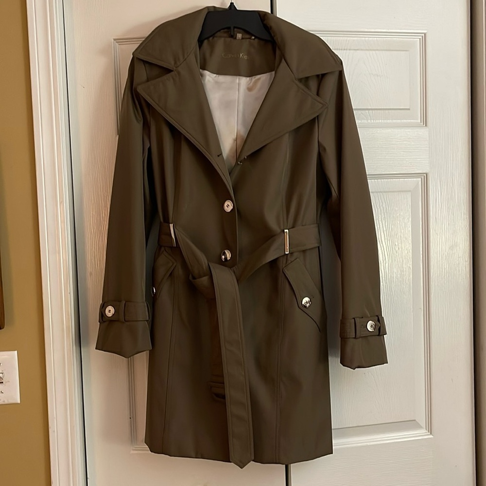 Calvin Klein women’s M trench coat